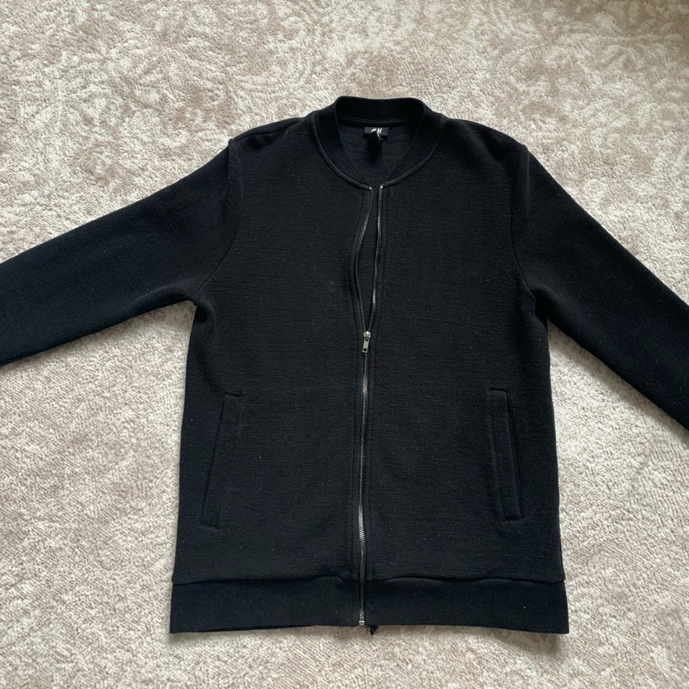 Black Zip up Fleece
